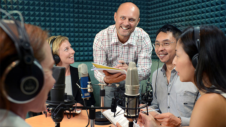 David Pope Coaching In Studio